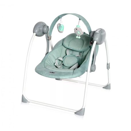 Lorelli Portofino leagăn bebe electric - Frosty Green Stars