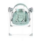 Lorelli Portofino leagăn bebe electric - Frosty Green Stars