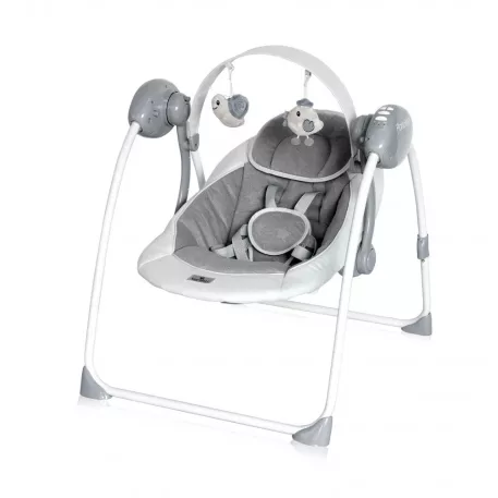 Lorelli Portofino leagăn bebe electric - Cool Grey Stars
