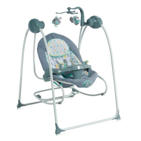 Lorelli Tango 2 az 1-ben elektromos babahinta és pihenőszék - szürke színben