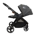 Mama Kiddies Nana 3az1-ben multifunkciós babakocsi kiegészítőkkel antracit színben + Ajándék