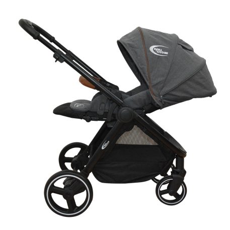 Mama Kiddies Nana 3az1-ben multifunkciós babakocsi kiegészítőkkel antracit színben + Ajándék