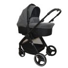 Mama Kiddies Nana 3az1-ben multifunkciós babakocsi kiegészítőkkel antracit színben + Ajándék