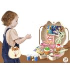 Geantă de umăr pentru copii, set 34 piese