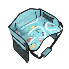   Măsuță portabilă cu model de mașinuțe – culoare verde