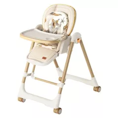   Mama Kiddies® Baby Siesta 4v1 scaun de masă multifuncțional în culoarea bej