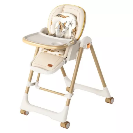 Mama Kiddies Baby Siesta 4v1 scaun de masă multifuncțional în culoarea bej