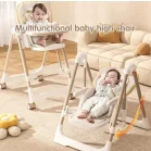 Mama Kiddies® Baby Siesta 4v1 scaun de masă multifuncțional în culoarea bej