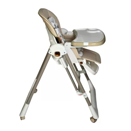 Mama Kiddies® Baby Siesta 4v1 scaun de masă multifuncțional în culoarea bej