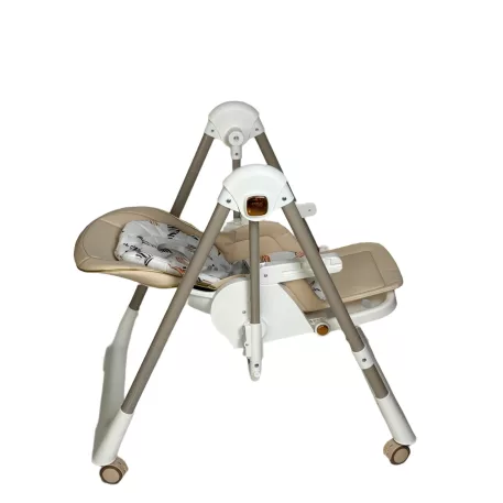 Mama Kiddies® Baby Siesta 4v1 scaun de masă multifuncțional în culoarea bej