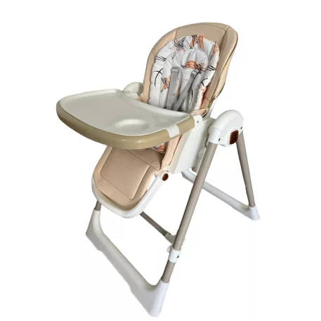 Mama Kiddies Baby Siesta 4v1 scaun de masă multifuncțional în culoarea bej