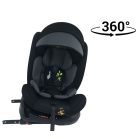 Scaun auto de siguranță cu ISOFIX, rotativ în 360° Mama Kiddies Rolling Safari (0-36 kg) cu model Lion + cadouri (certificat TUV)