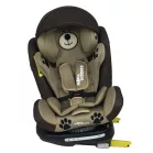 Scaun auto de siguranță Mama Kiddies Murphy cu ISOFIX, rotativ  360° (0-36 kg) culoare beige cu copertină cadou (certificat TUV)