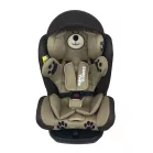Scaun auto de siguranță Mama Kiddies Murphy cu ISOFIX, rotativ  360° (0-36 kg) culoare beige cu copertină cadou (certificat TUV)