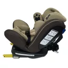 Scaun auto de siguranță Mama Kiddies Murphy cu ISOFIX, rotativ  360° (0-36 kg) culoare beige cu copertină cadou (certificat TUV)