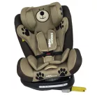 Scaun auto de siguranță Mama Kiddies Murphy cu ISOFIX, rotativ  360° (0-36 kg) culoare beige cu copertină cadou (certificat TUV)