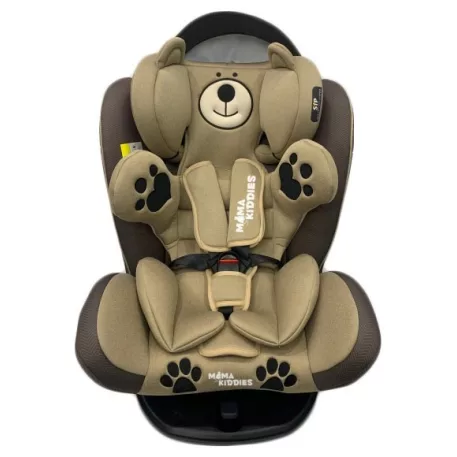 Scaun auto de siguranță Mama Kiddies Murphy cu ISOFIX, rotativ  360° (0-36 kg) culoare beige cu copertină cadou (certificat TUV)