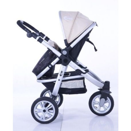 Mama Kiddies BabyBird  3 az 1-ben babakocsi kiegészítőkkel bézs-fekete színben + Ajándék