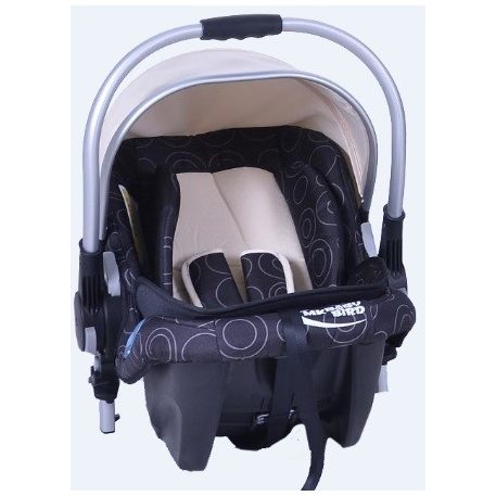 Mama Kiddies BabyBird  3 az 1-ben babakocsi kiegészítőkkel bézs-fekete színben + Ajándék