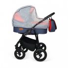 Mama Kiddies Alpok 3az1-ben multifunkciós babakocsi szett kiegészítőkkel kék-piros színben