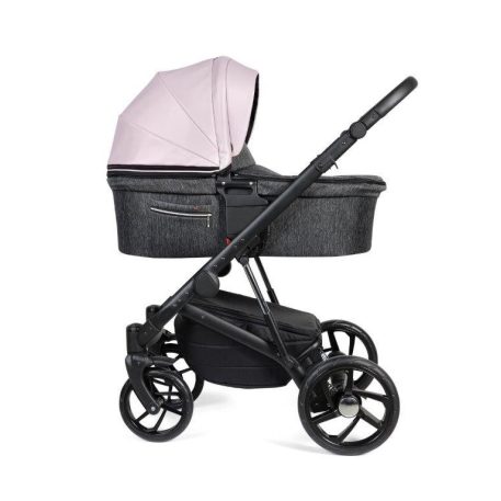 Cărucior multifuncțional 3în1 Mama Kiddies Glimmer Collection în culoare Rose Gold + cadouri