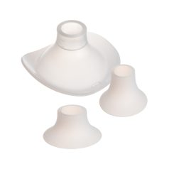   Canpol babies Set pâlnie silicon și inserții 24/21/19 mm pentru pompă de sân Hands-Free