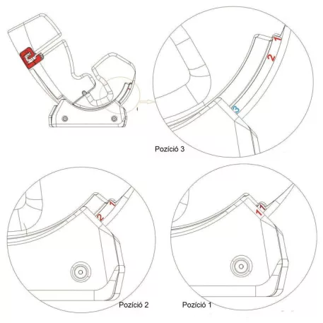 Mama Kiddies Baby Plus autósülés (0-25 kg) ezüst-fekete