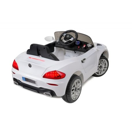 Fehér limited edition elektromos sportautó távirányítóval