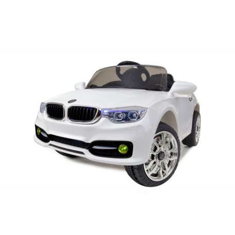 Fehér limited edition elektromos sportautó távirányítóval