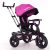 Triciletă Mama Kiddies Riker Pinky Full Extra  (scaun rotativ 360°)