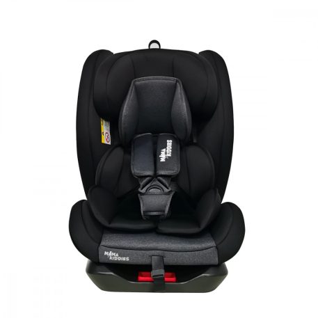 Scaun auto sigur ISOFIX rotativ în 360° Mama Kiddies Rotary Protect GT  (0-36 kg) negru cu copertină cadou (certificat TUV)