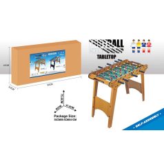   Mama Kiddies Pro Soccer Game – Masă de fotbal clasică din lemn cu picioare (90 cm)