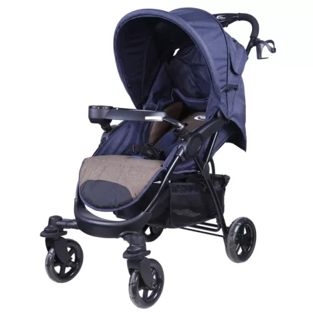 Mama Kiddies Light4 Go Sport babakocsi navy brown színben + Lábzsák + Ajándék