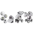 Mama Kiddies Grand Prestige 3az1-ben kiegészítőkkel Silver színben (London Design edition)+ Ajándék