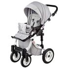 Mama Kiddies Grand Prestige 3az1-ben kiegészítőkkel Silver színben (London Design edition)+ Ajándék