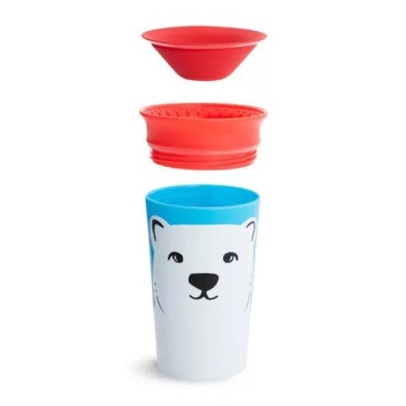 Munchkin Miracle 360 pahar de băut  266 ml - Wild love polar