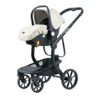 Mama Kiddies Icon 3 în 1 cărucior multifuncțional cu accesorii, culoare bej + CADOU