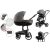 Mama Kiddies Icon 3în1 cărucior multifuncțional cu accesorii, culoare gri + Cadou