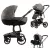 Mama Kiddies® Icon 3în1 cărucior multifuncțional cu accesorii, culoare gri + Cadou
