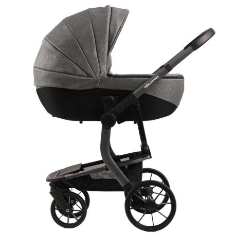 Mama Kiddies Icon 3în1 cărucior multifuncțional cu accesorii, culoare gri + Cadou