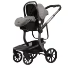Scoică auto Mama Kiddies Icon i-Size, culoare gri.