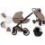 Mama Kiddies Stars 3-în-1 cărucior multifuncțional Cappuccino cu accesorii + Cadou