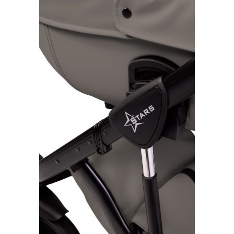 Mama Kiddies Stars 3-în-1 cărucior multifuncțional culoarea gri cu accesorii + Cadou