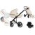 Mama Kiddies Max 500 3 în 1 cărucior multifuncțional culoare Almond Milk cu accesorii + Cadou