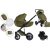 Mama Kiddies Max 500 3 în 1 cărucior multifuncțional culoare olive cu accesorii + Cadou