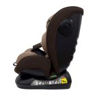 Scaun auto Mama Kiddies Nova Luxe i-Size, fixare cu centura de siguranță – maro (40–150 cm) + CADOU pernă de călătorie