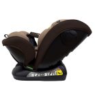 Scaun auto Mama Kiddies Nova Luxe i-Size, fixare cu centura de siguranță – maro (40–150 cm) + CADOU pernă de călătorie