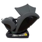 Scaun auto Mama Kiddies Nova Luxe i-Size, fixare cu centura de siguranță – culoare gri închis (40–150 cm) + CADOU pernă de călătorie