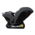 Scaun auto Mama Kiddies Nova Luxe i-Size, fixare cu centura de siguranță – culoare gri închis (40–150 cm) + CADOU pernă de călătorie