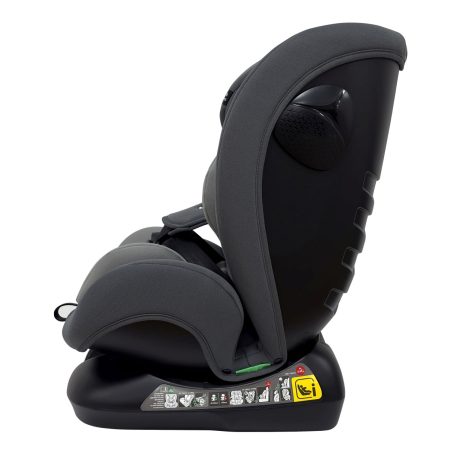 Scaun auto Mama Kiddies Nova Luxe i-Size, fixare cu centura de siguranță – culoare gri deschis (40–150 cm) + CADOU pernă de călătorie